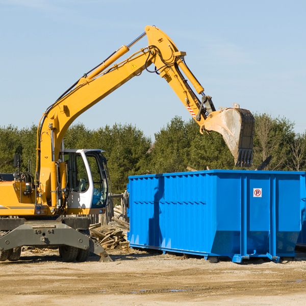 what are the rental fees for a residential dumpster in Clay County Alabama